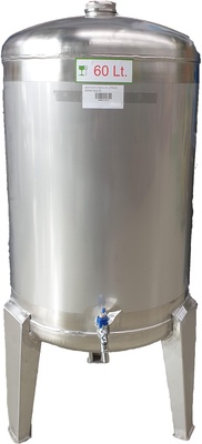 Deposito Inox 100 litros Sidra Dulce